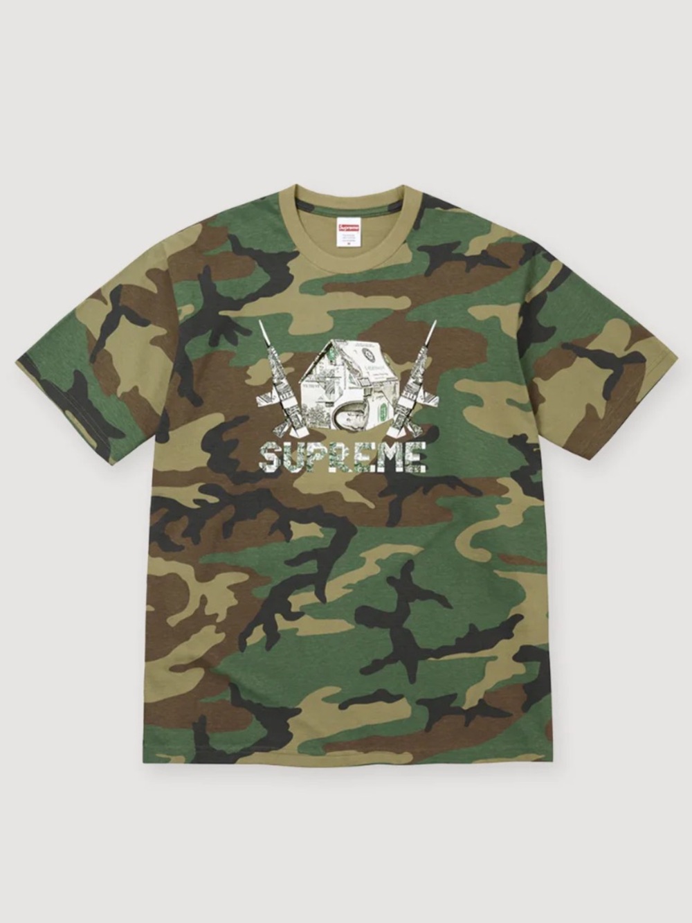 Supreme • Woodland Camo Origami T-Shirt XL